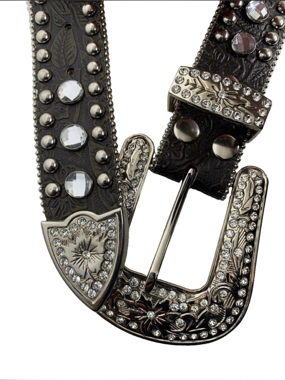 BLAZIN ROXX BELT Sz L 41”  Concho Western Cowgirl Rockabilly Rodeo Festival